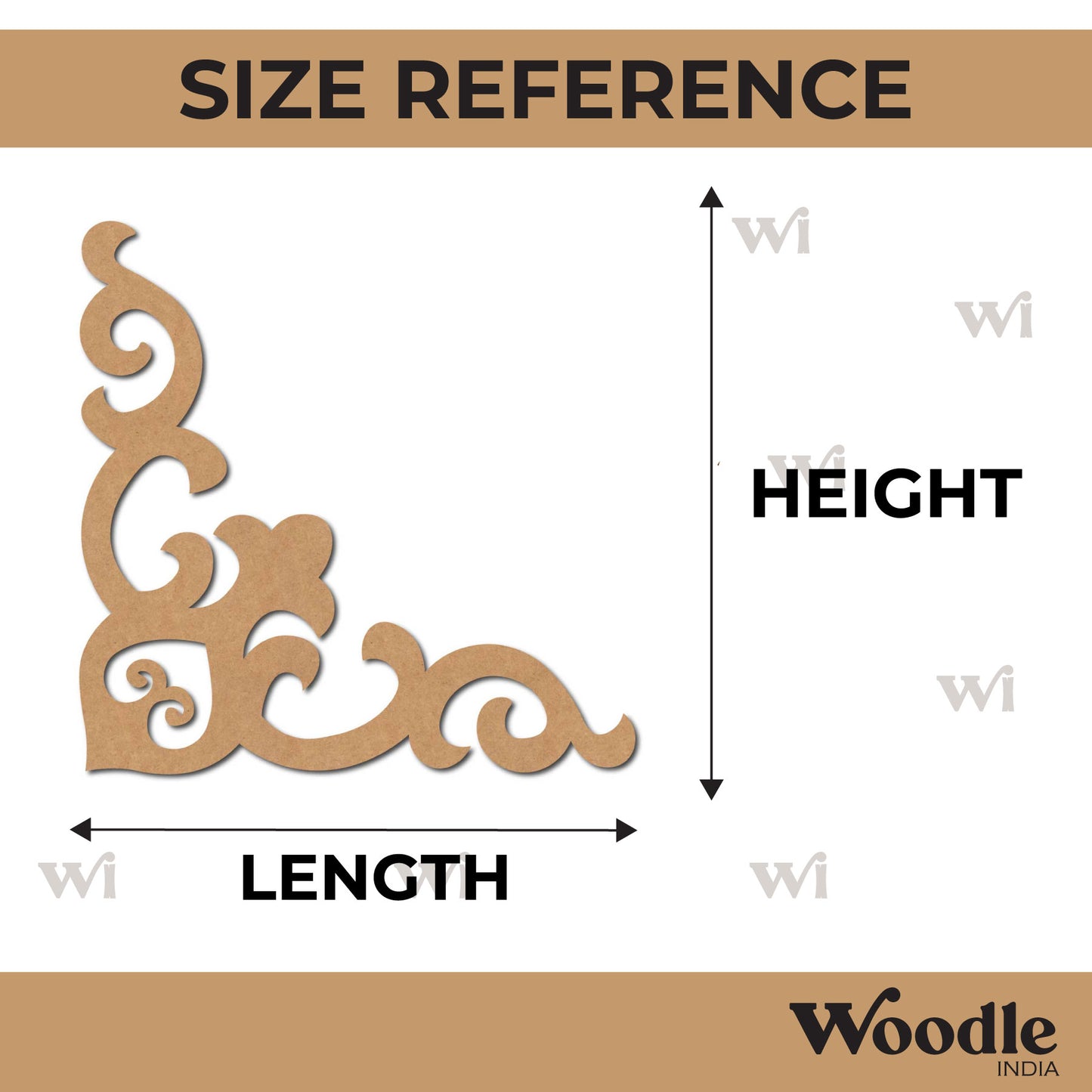 Corner Cutout MDF Design 32