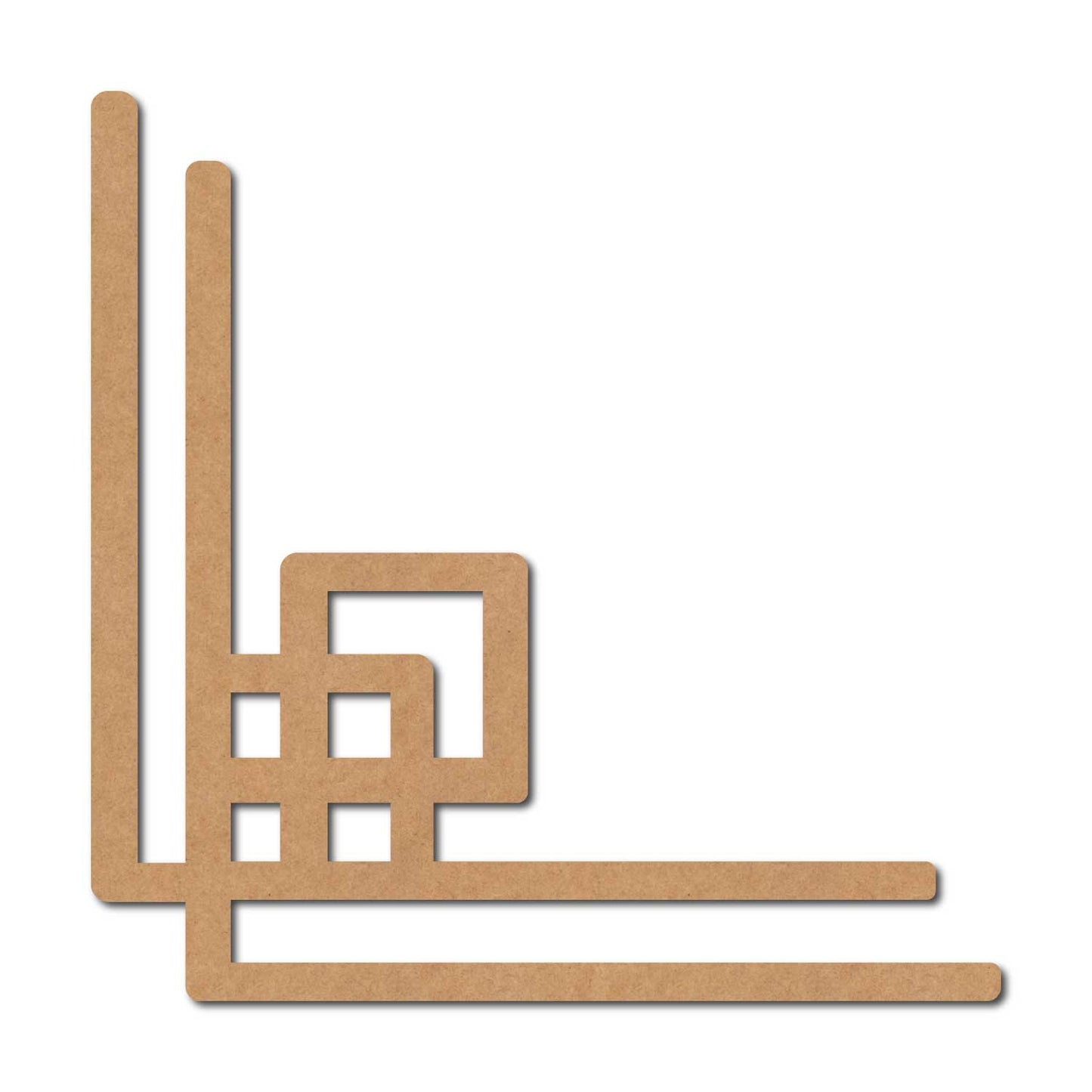 Corner Cutout MDF Design 33