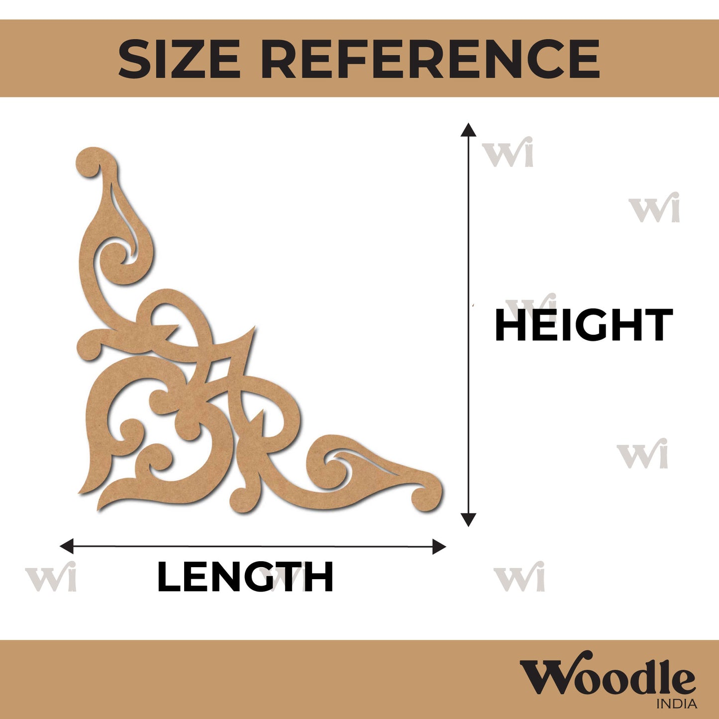 Corner Cutout MDF Design 35