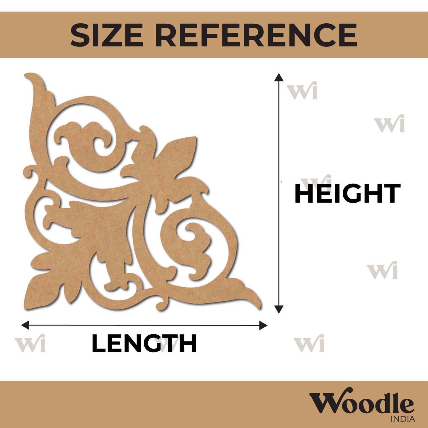 Corner Cutout MDF Design 36