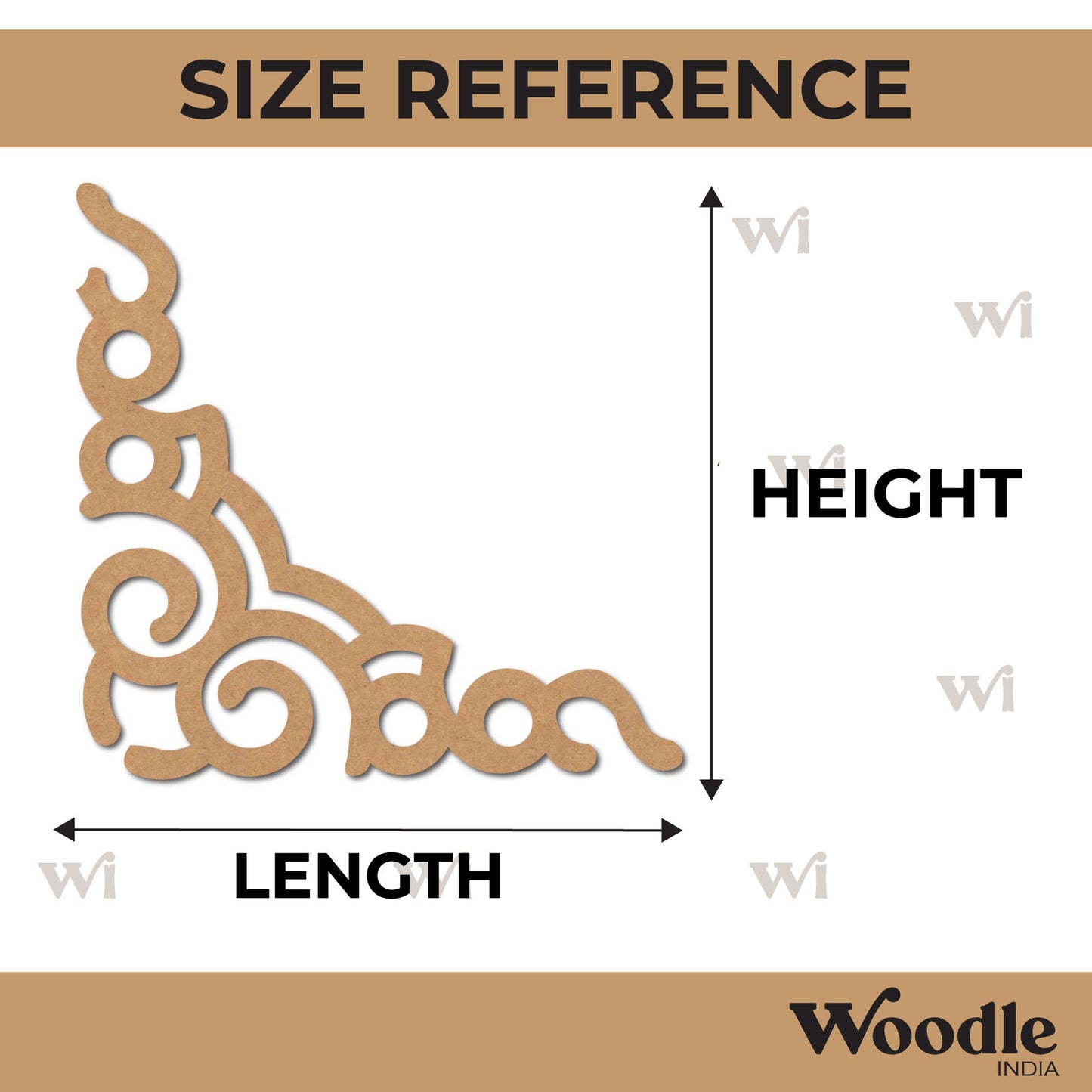Corner Cutout MDF Design 37