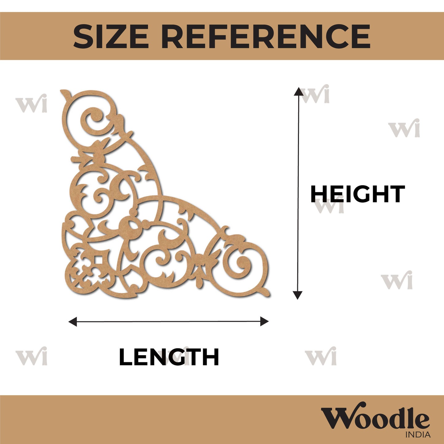 Corner Cutout MDF Design 40