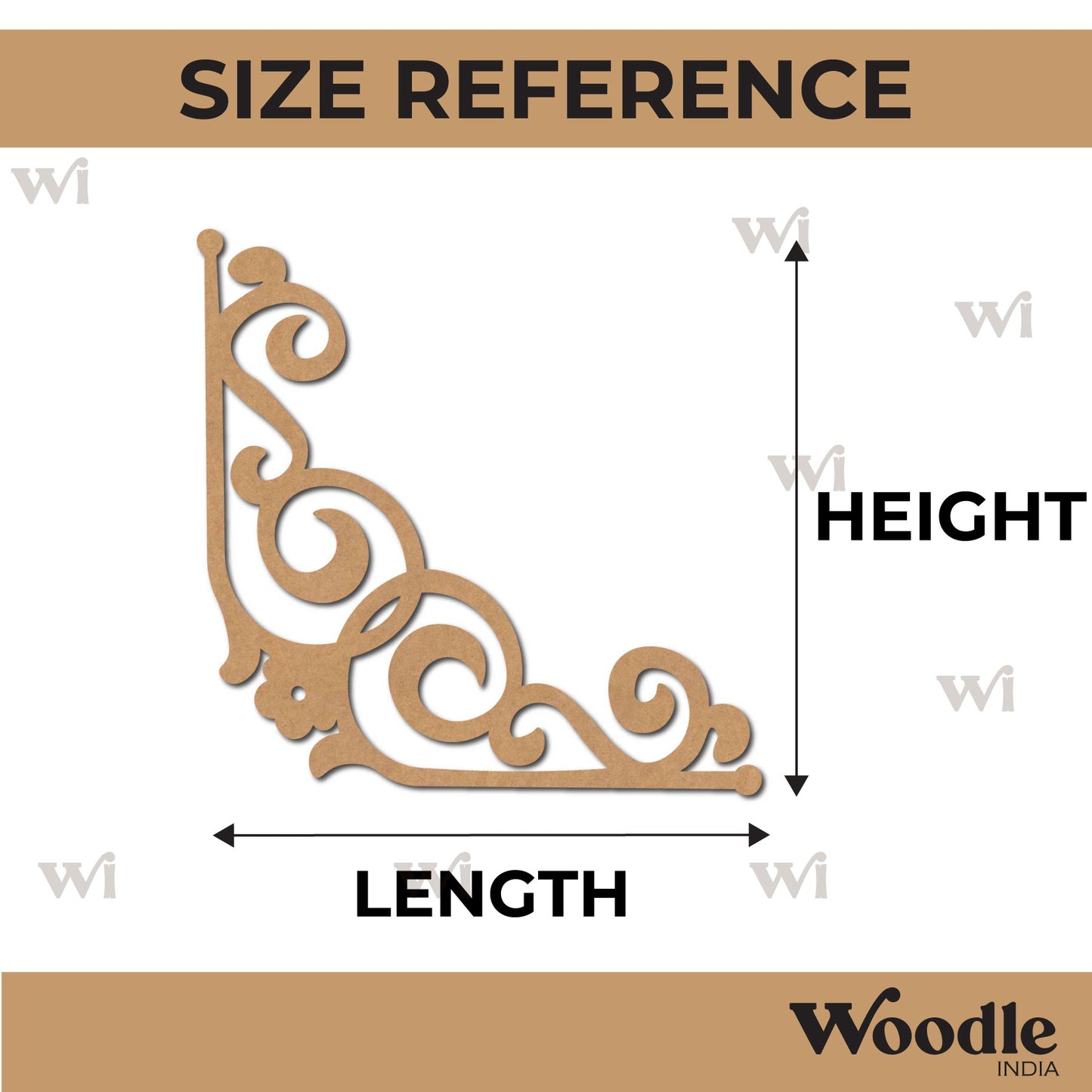 Corner Cutout MDF Design 43