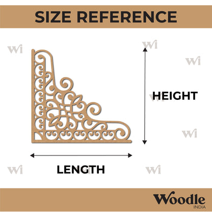 Corner Cutout MDF Design 45