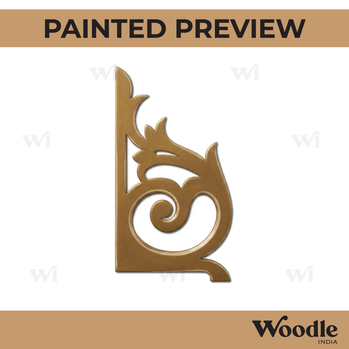 Corner Cutout MDF Design 6