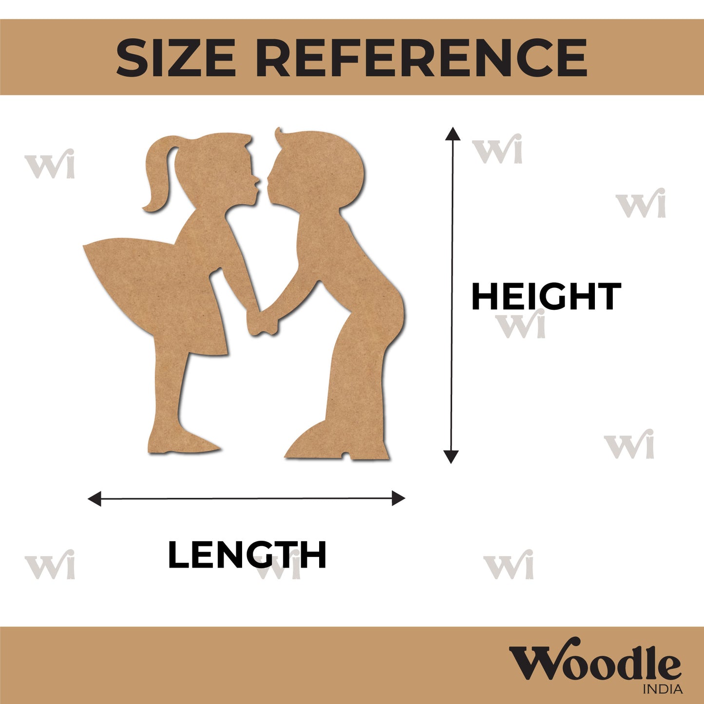Couple Cutout MDF Design 1