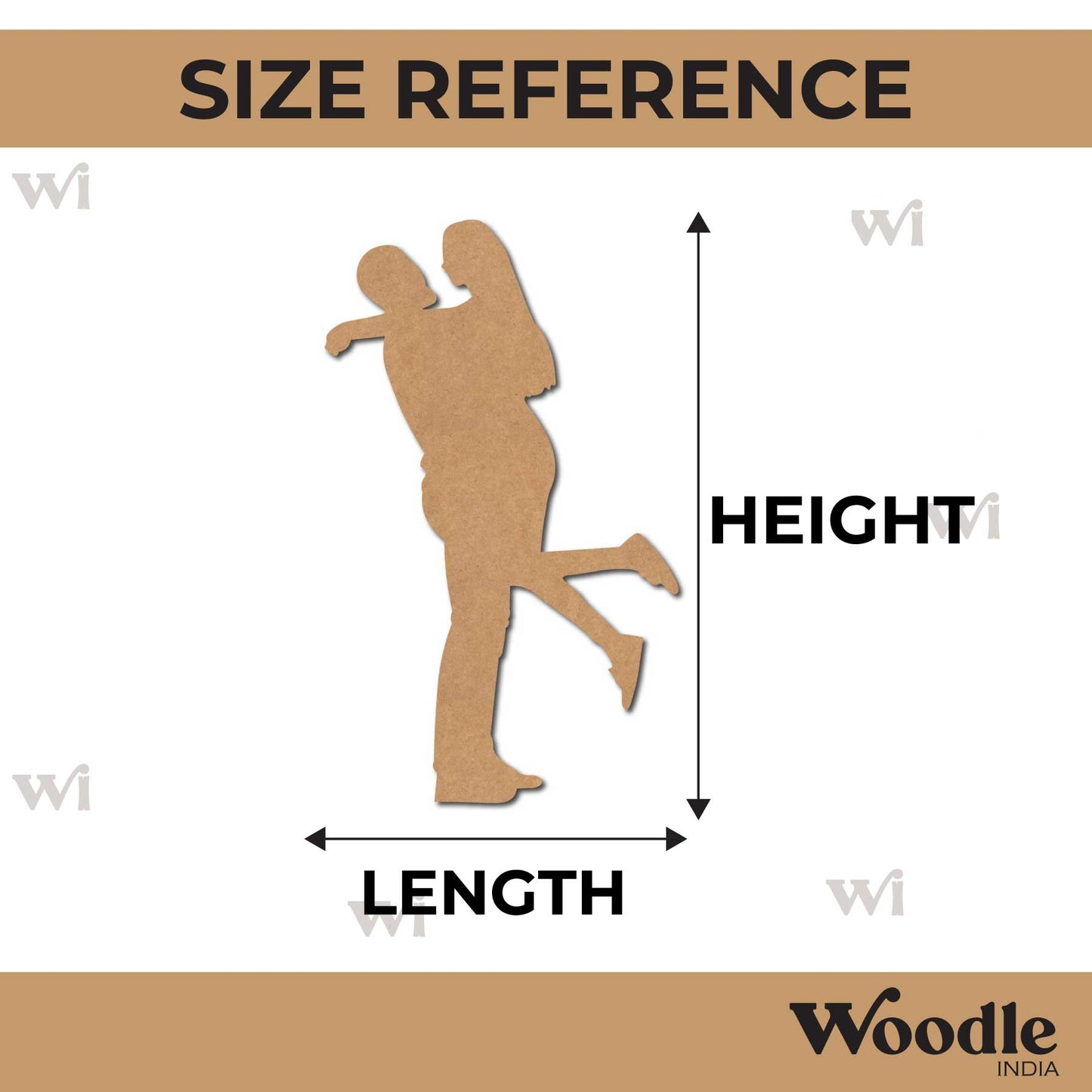 Couple Cutout MDF Design 12