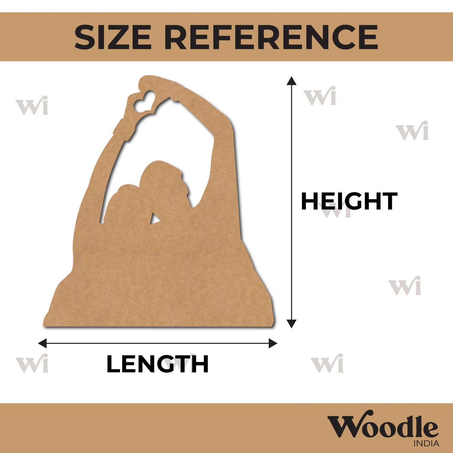 Couple Cutout MDF Design 14