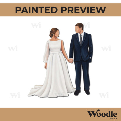Couple Cutout MDF Design 15
