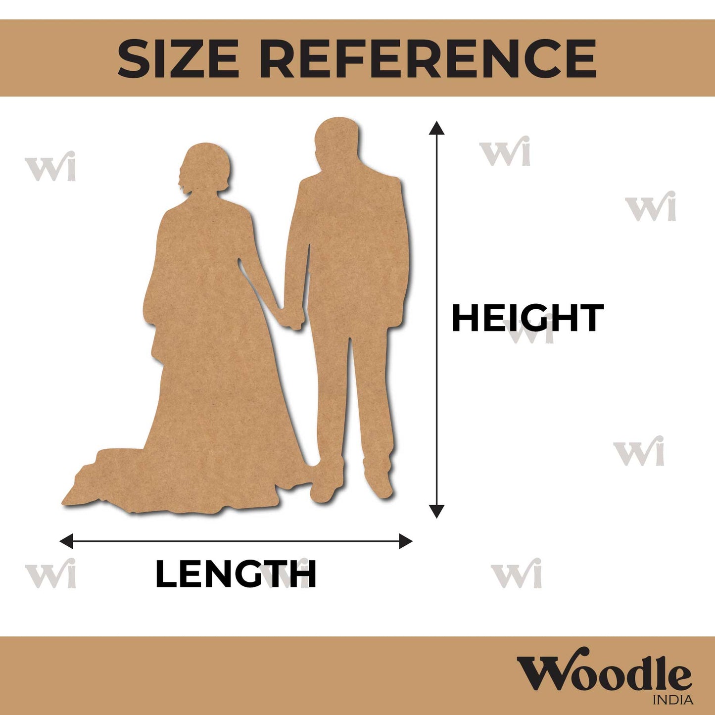Couple Cutout MDF Design 15