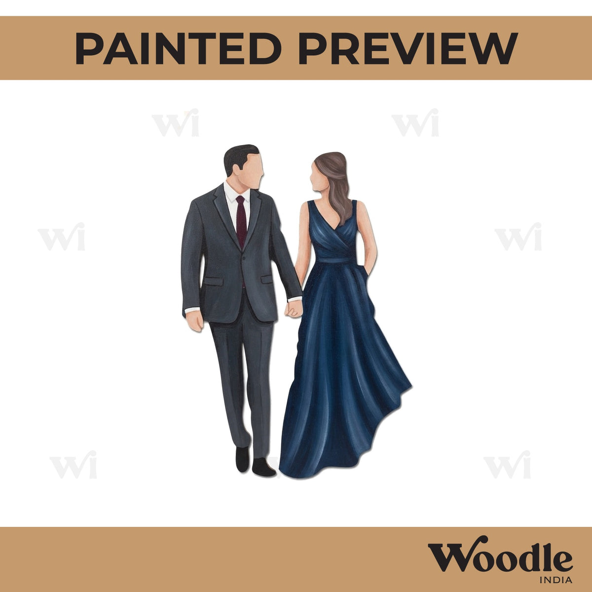 Couple Cutout MDF Design 16