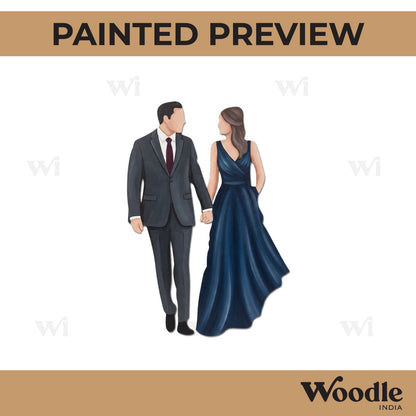 Couple Cutout MDF Design 16