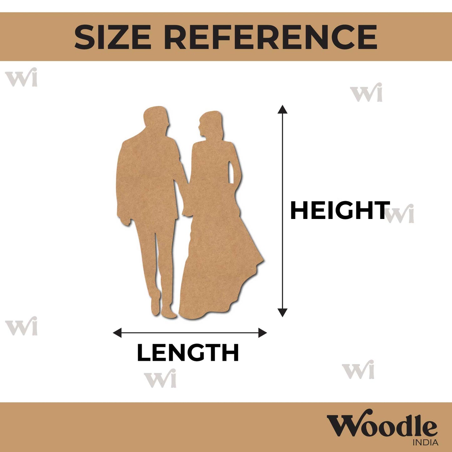 Couple Cutout MDF Design 16