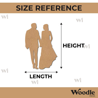 Couple Cutout MDF Design 16