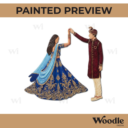 Couple Cutout MDF Design 17