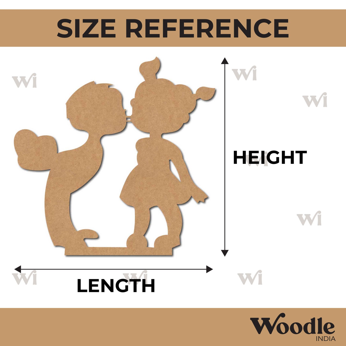 Couple Cutout MDF Design 2