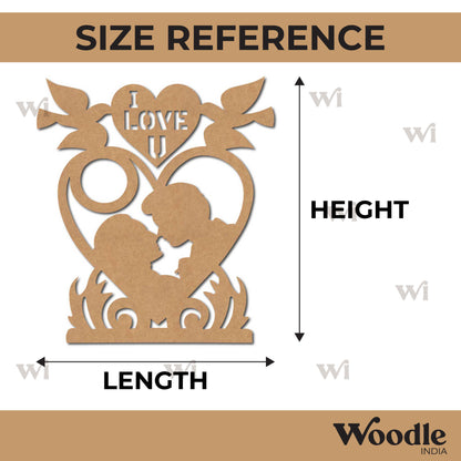 Couple Cutout MDF Design 3