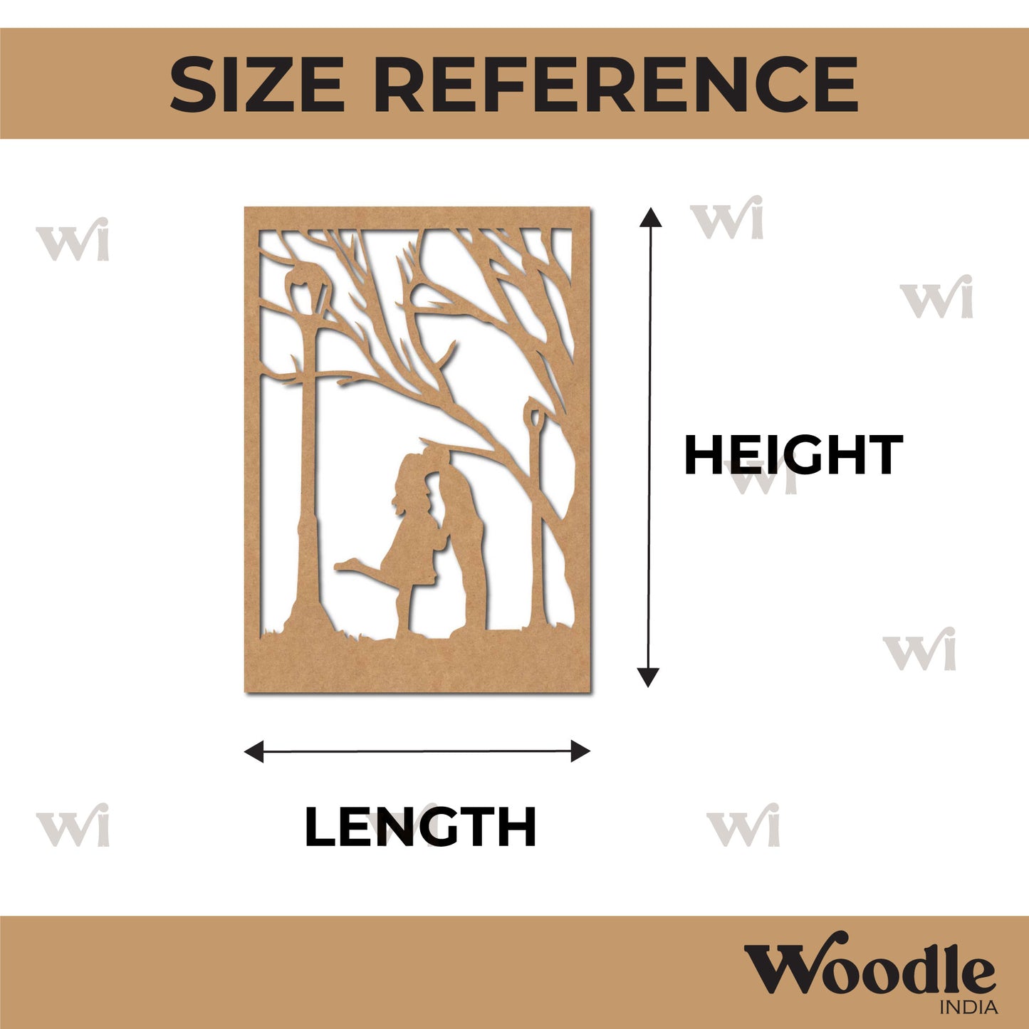 Couple Cutout MDF Design 6