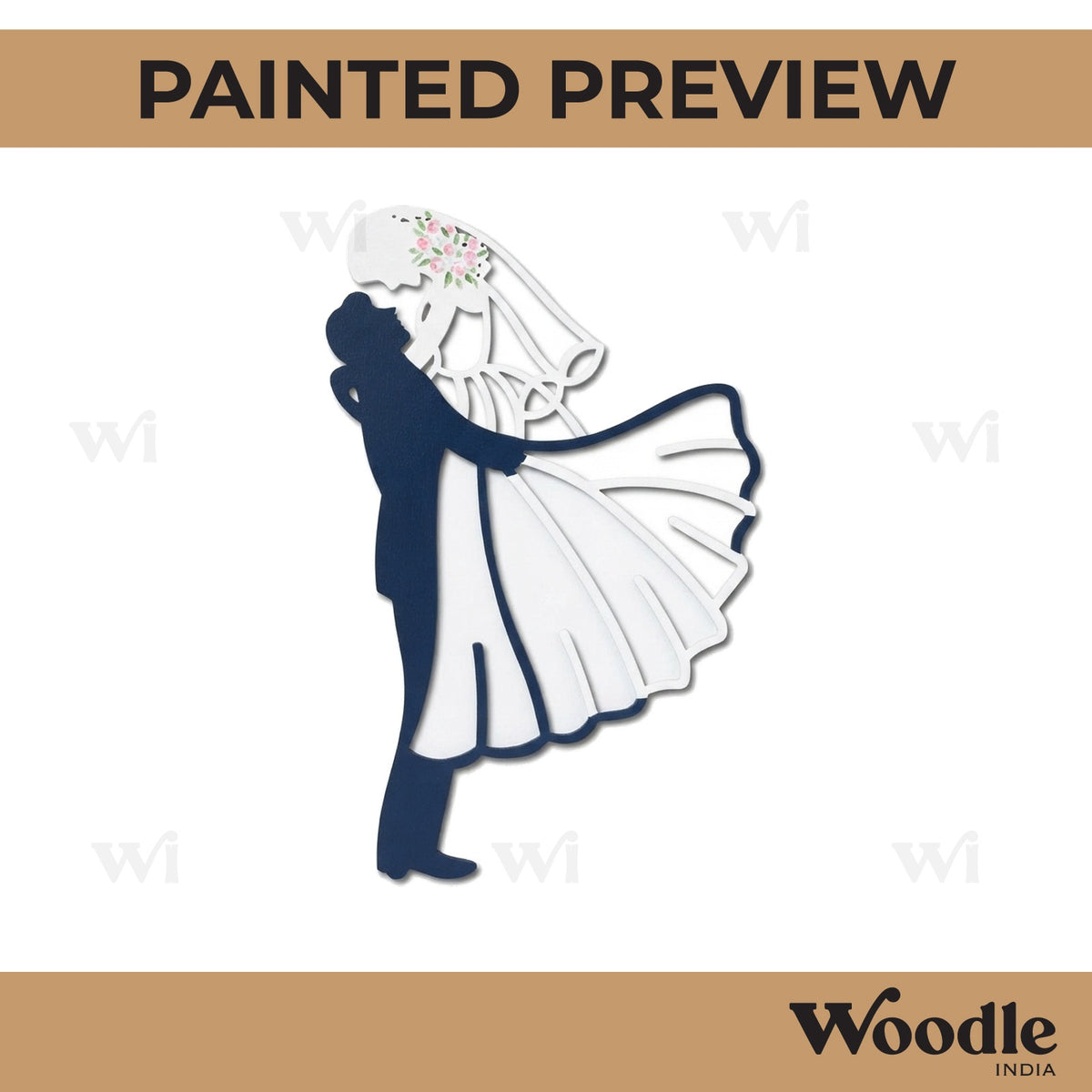 Couple Cutout MDF Design 9