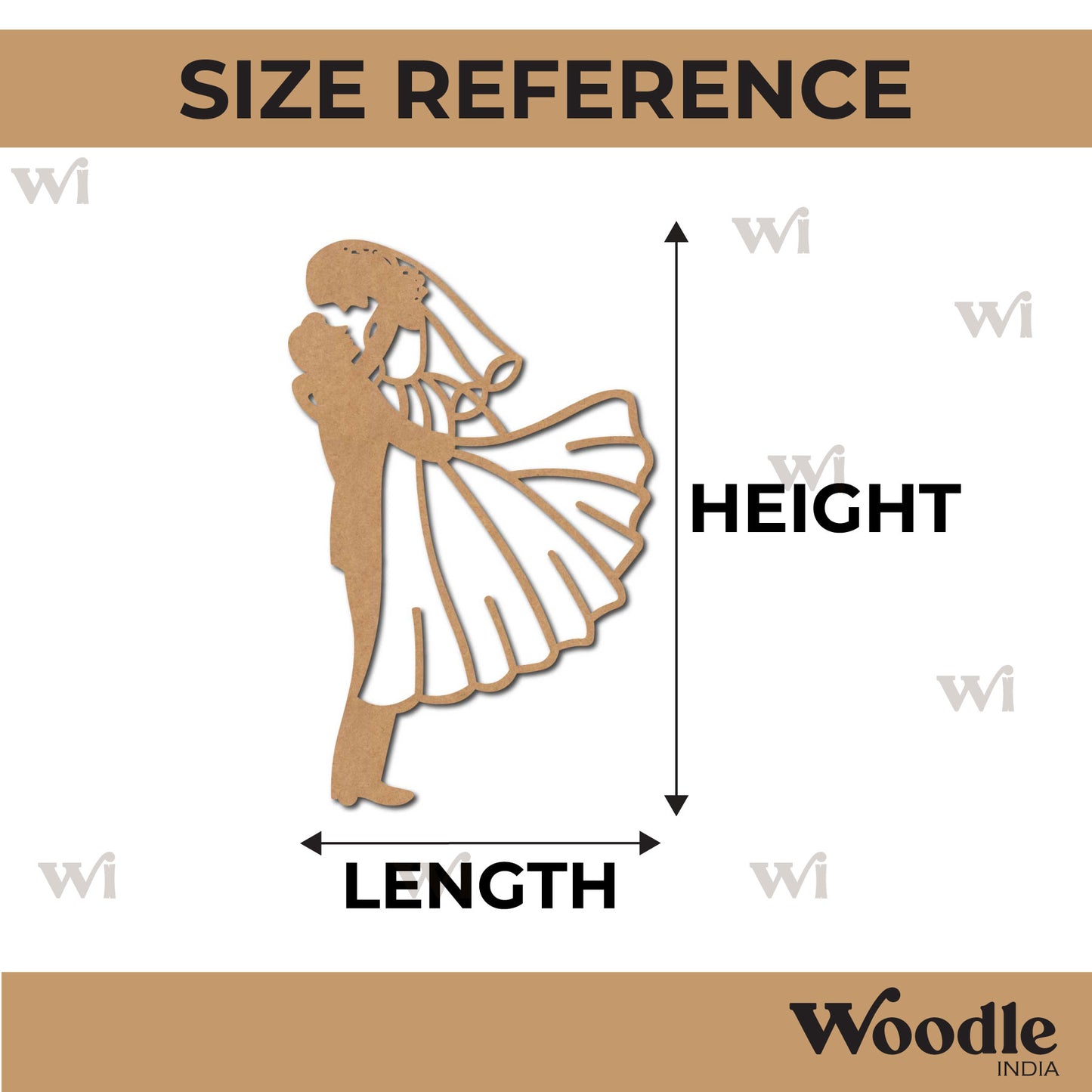 Couple Cutout MDF Design 9