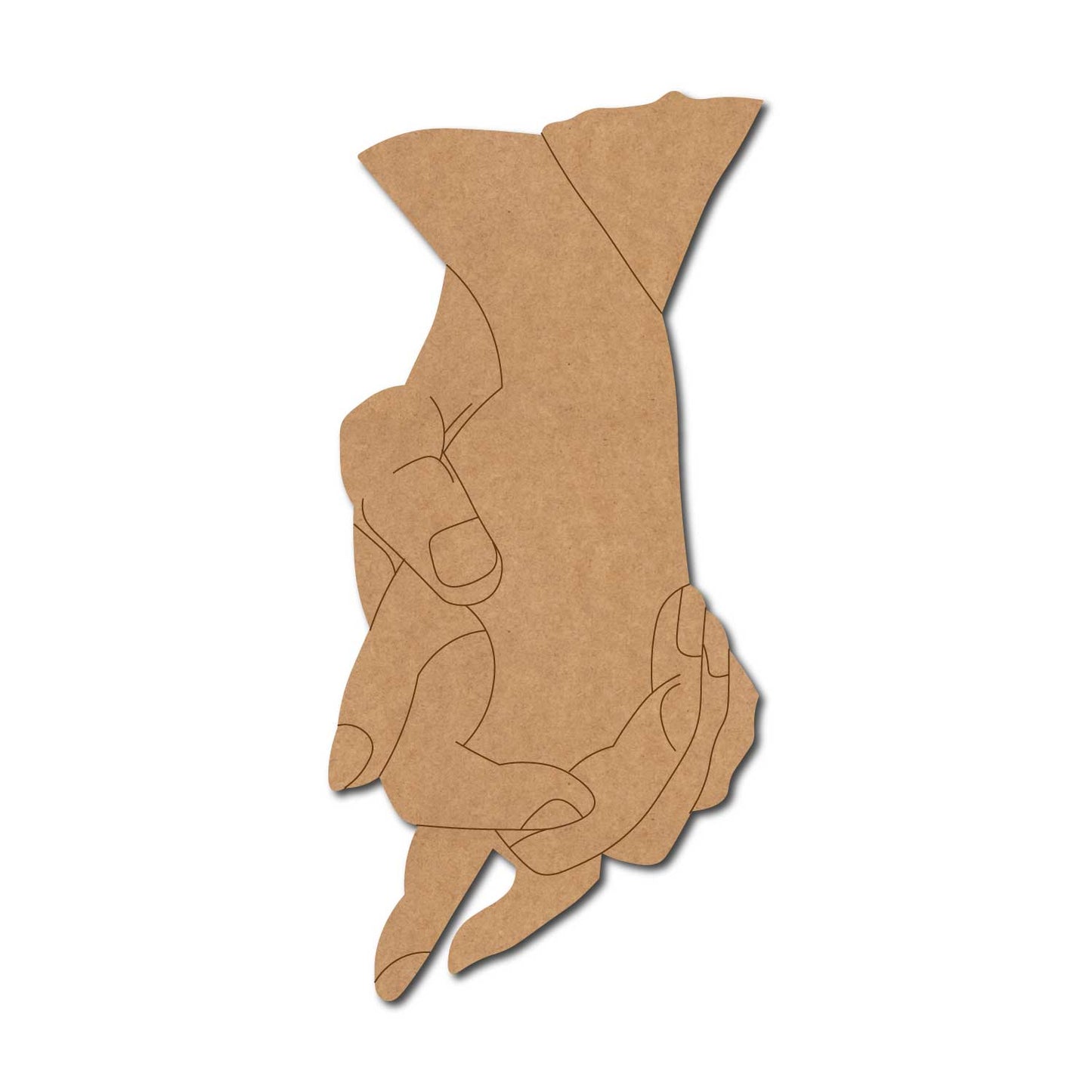 Couple Hands Pre Marked MDF Design 3