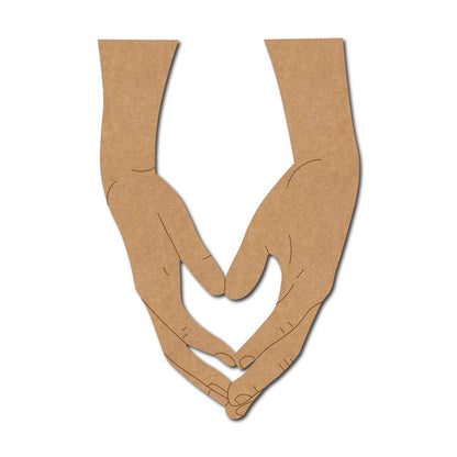 Couple Hands Pre Marked MDF Design 6