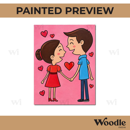 Couple Pre Marked Base MDF Design 1