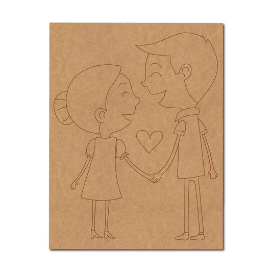 Couple Pre Marked Base MDF Design 1