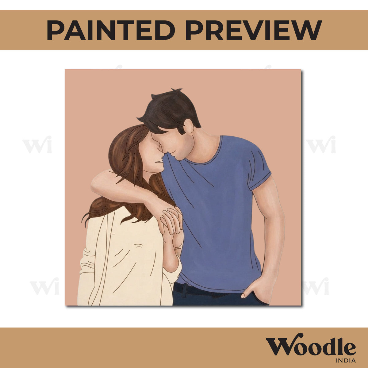 Couple Pre Marked Base MDF Design 2