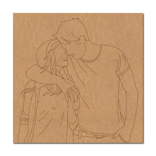 Couple Pre Marked Base MDF Design 2