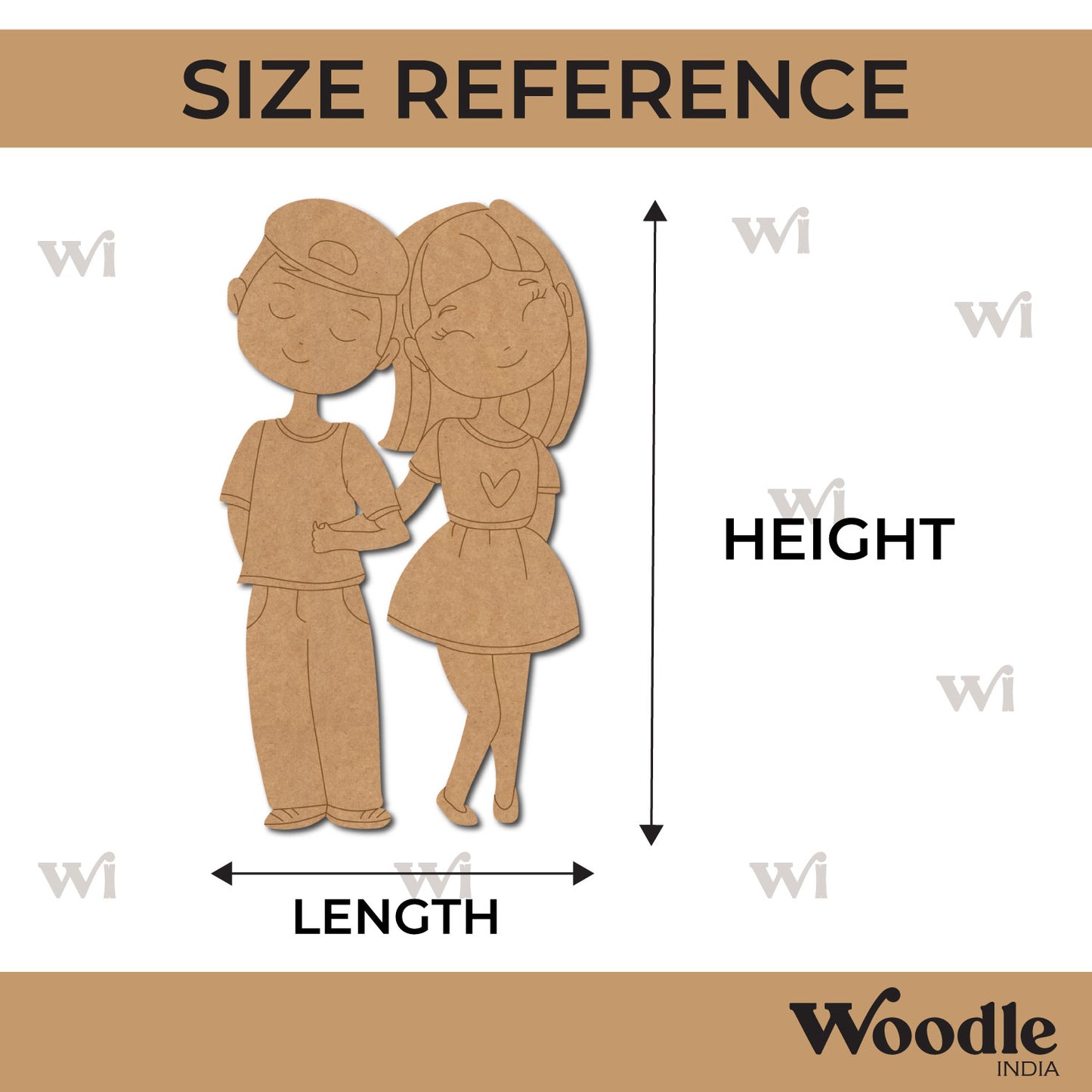 Couple Pre Marked MDF Design 14