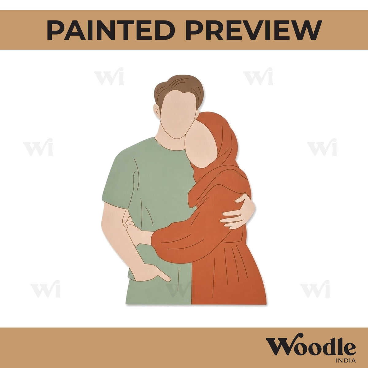 Couple Pre Marked MDF Design 19