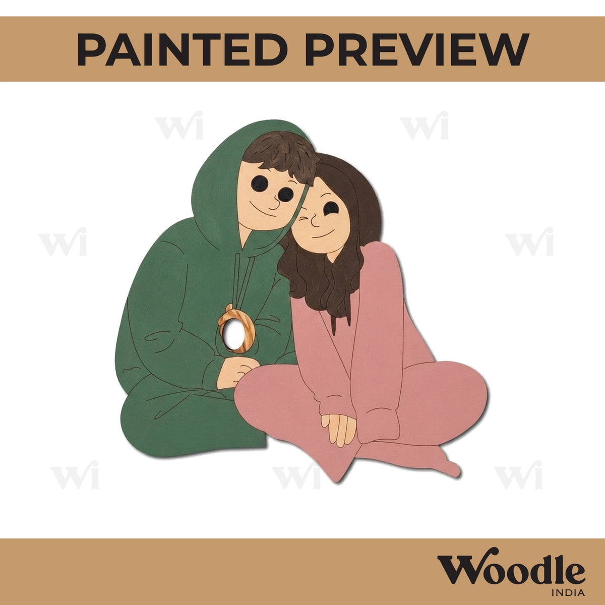 Couple Pre Marked MDF Design 25