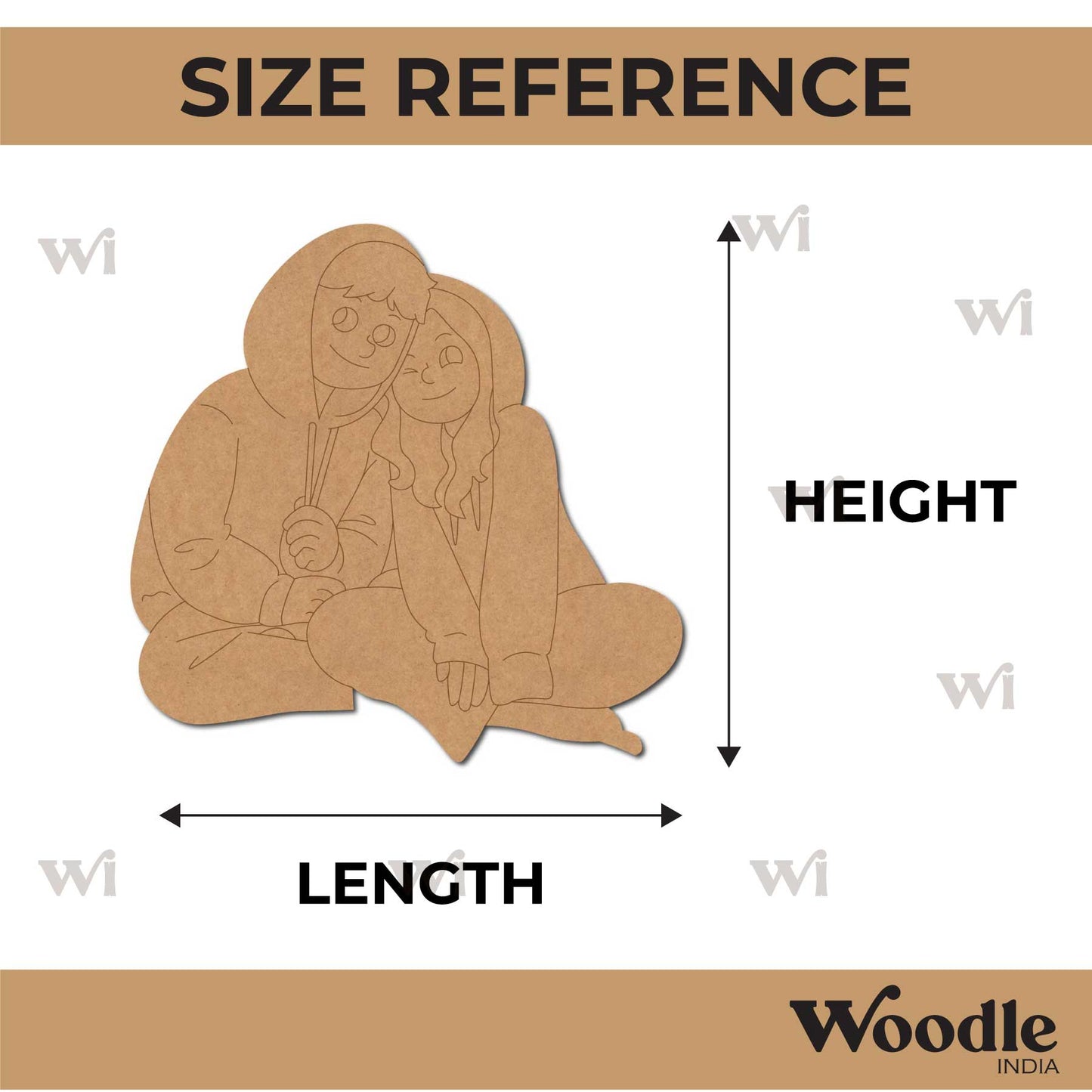 Couple Pre Marked MDF Design 25