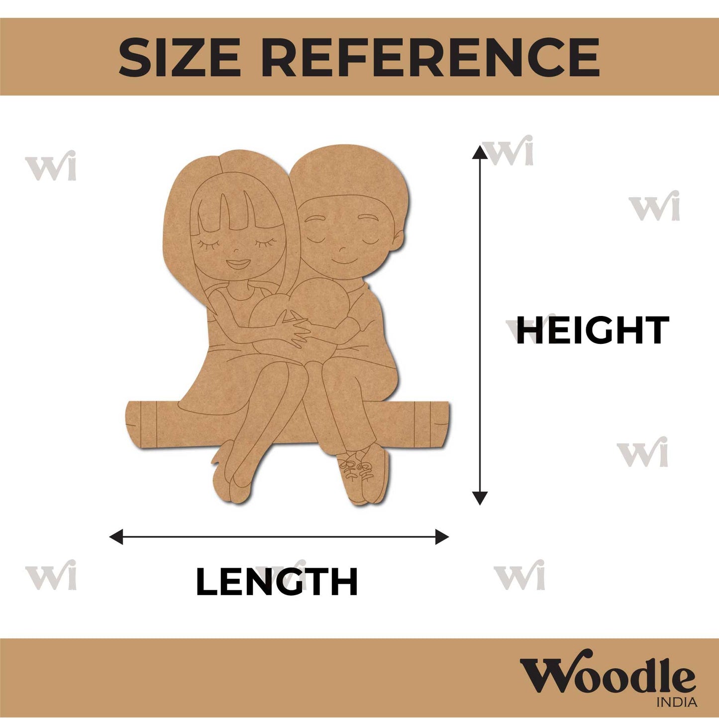Couple Pre Marked MDF Design 26