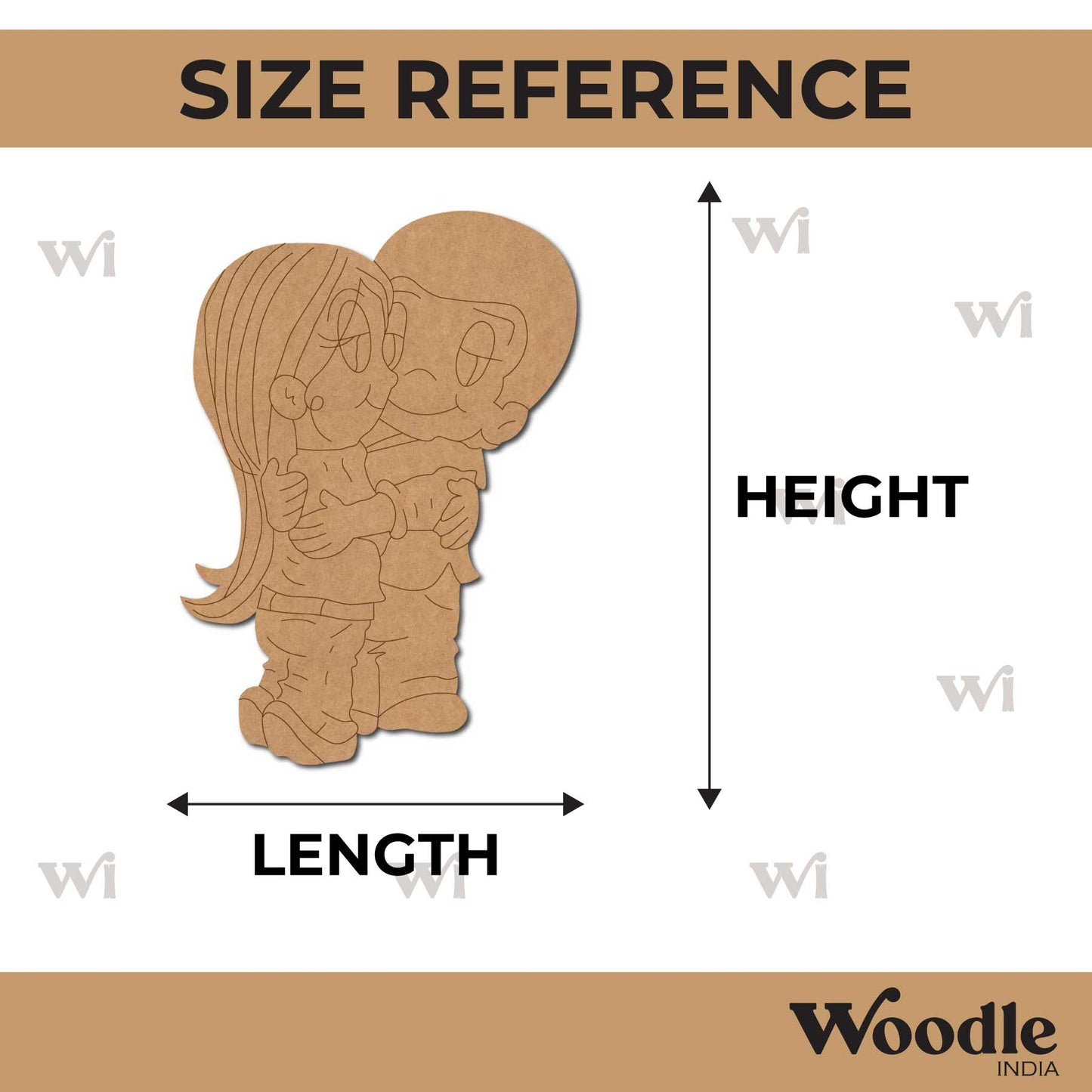 Couple Pre Marked MDF Design 32