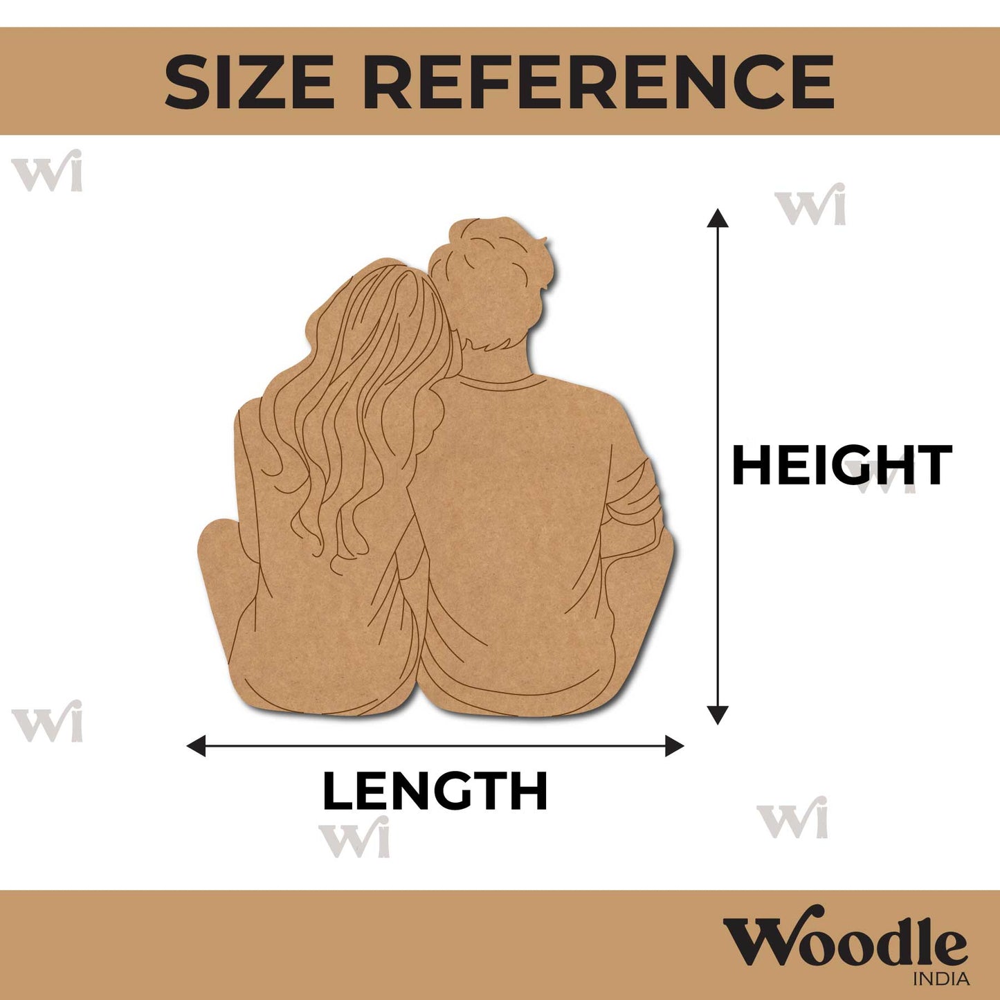 Couple Pre Marked MDF Design 33