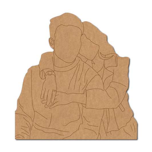 Couple Pre Marked MDF Design 35