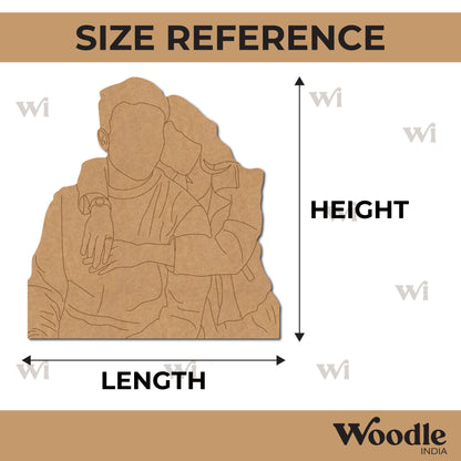 Couple Pre Marked MDF Design 35