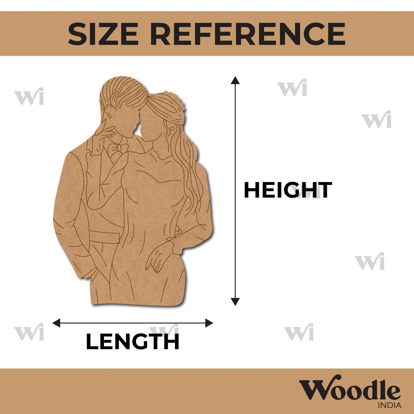 Couple Pre Marked MDF Design 37