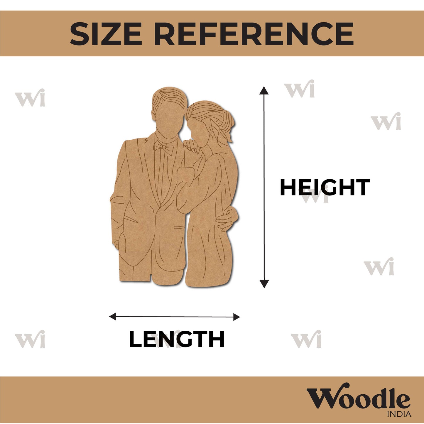 Couple Pre Marked MDF Design 39