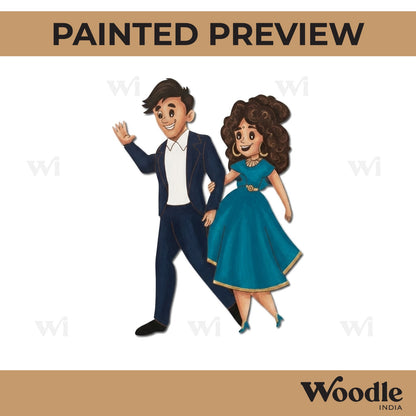 Couple Pre Marked MDF Design 4