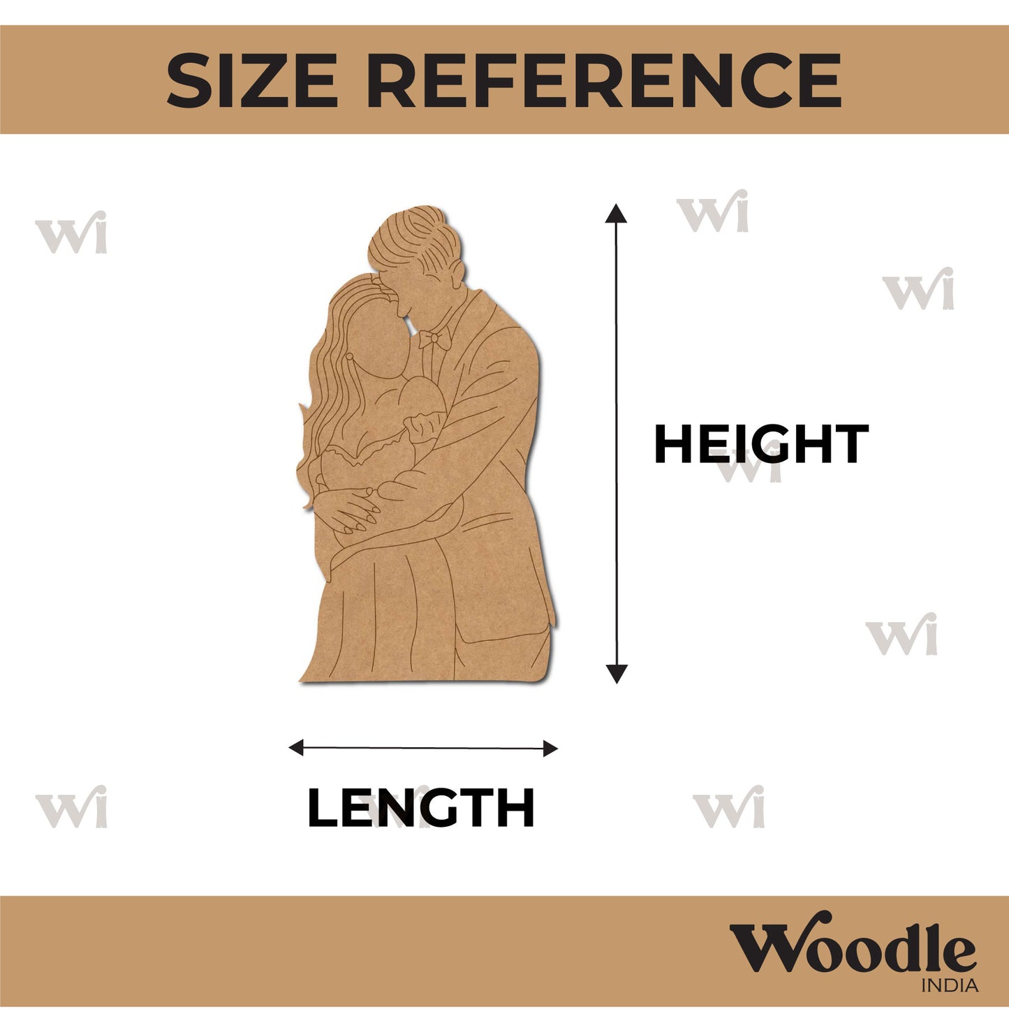 Couple Pre Marked MDF Design 40
