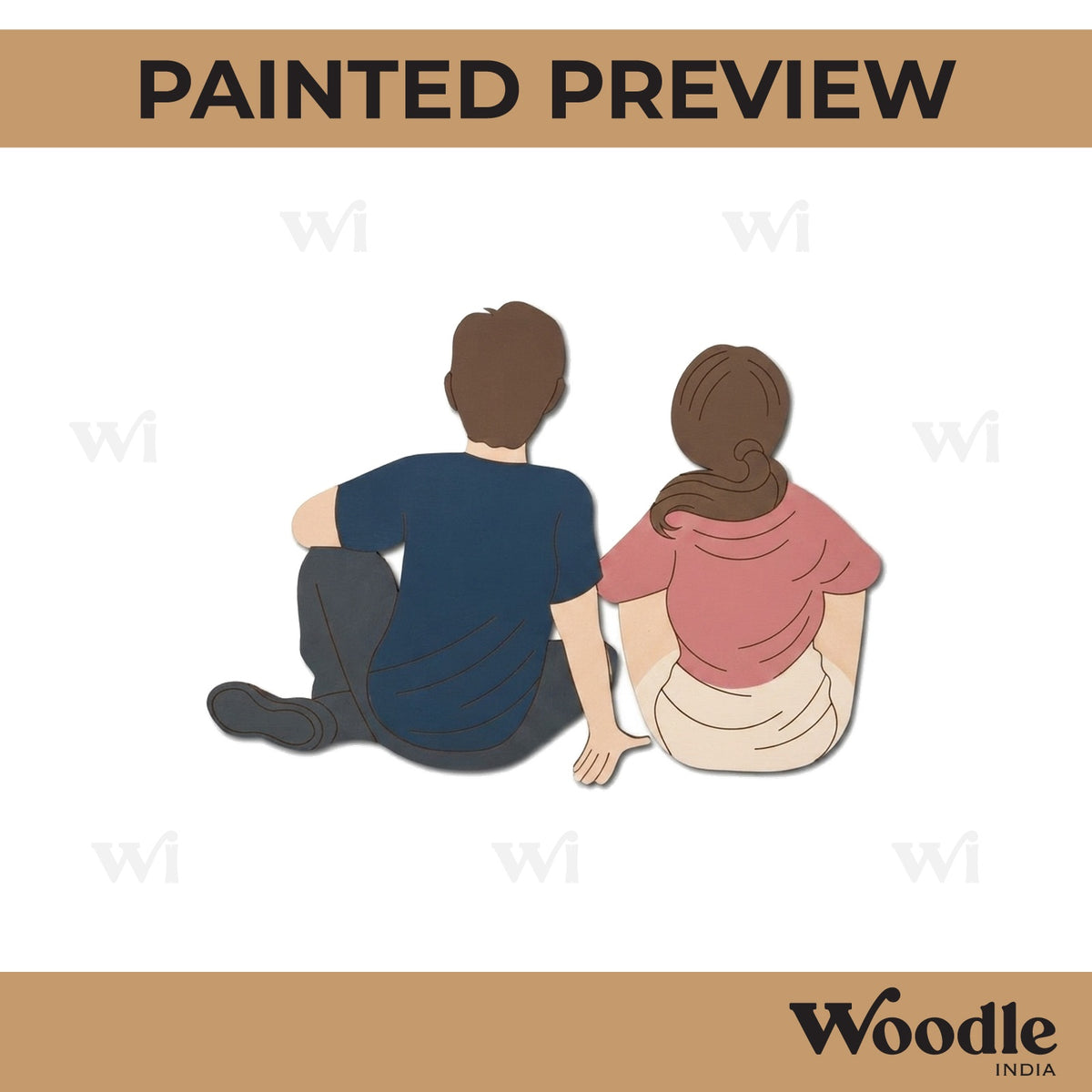 Couple Pre Marked MDF Design 8