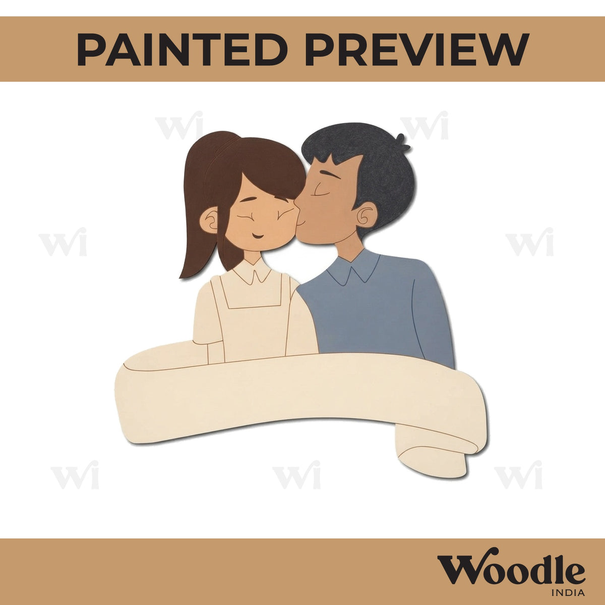 Couple Pre Marked Base MDF Design 3
