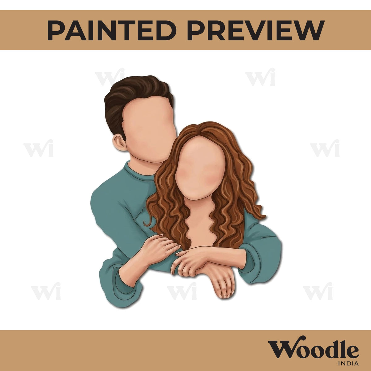 Couple Pre Marked MDF Design 16