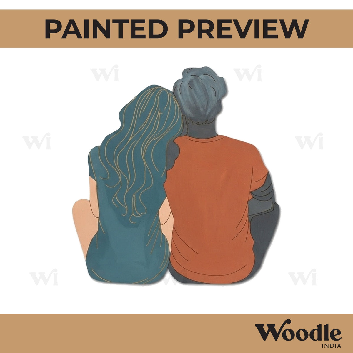 Couple Pre Marked MDF Design 18