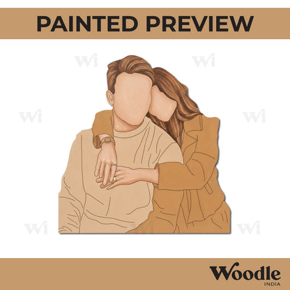 Couple Pre Marked MDF Design 35