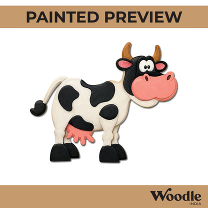 Cow Pre Marked MDF Design 2