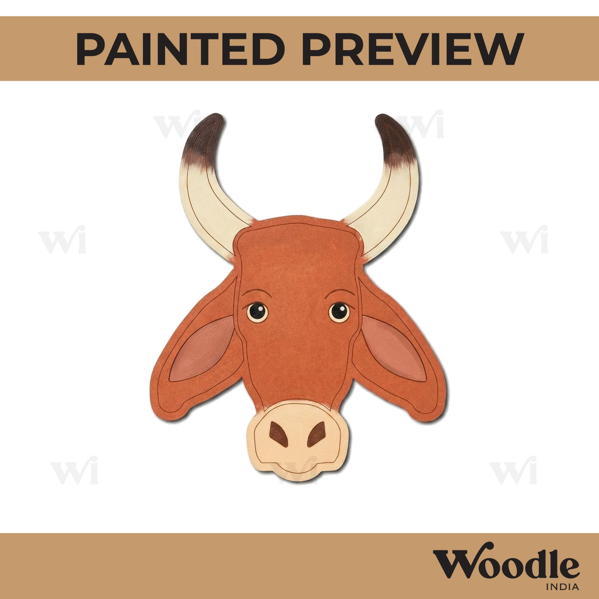 Cow Pre Marked MDF Design 4